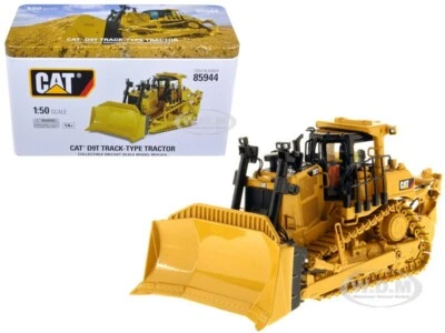 CAT CATERPILLAR D9T TRACK-TYPE TRACTOR DOZER 1/50 BY DIECAST MASTERS 85944 - Image 1 of 4