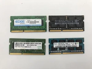 Various Brand 4GB DDR3 PC3-12800 SODIMM RAM Memory - 20pcs - Picture 1 of 2
