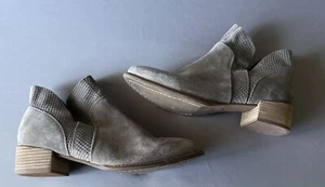 Seychelles Damengröße 9,5 grau geprägt niedrige Stiefeletten Reißverschluss Blockabsatz - Bild 1 von 21