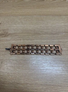 Vintage Renoir Kupfer MCM breite Glieder abstrakt 7" Armband & Ohrring Set - Bild 1 von 10