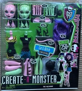 2011 Monster High "Create a Monster" Starter Pack~Cat & Witch~NEW~NRFB - Picture 1 of 3