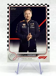 Christian Horner 2022 Topps Checker Flag #100 Oracle Red Bull Racing - Picture 1 of 2