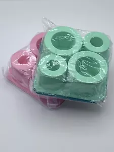 Ice Cube Tray for Tumbler (2) PK 8 PCS Silicone Hollow Cylinder for freezer. - Picture 1 of 7
