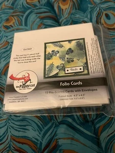 The Papercut People 10 prescored cards w/ envelopes 10 Folio cards - Picture 1 of 2