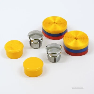Cinta de manillar vintage Benotto CELLOTAPE NUEVO DE STOCK: AMARILLO/AZUL/ROJO Foto 1 de 2