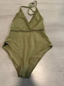 green H&M one piece swimsuit bikini size 6 - Picture 1 of 2