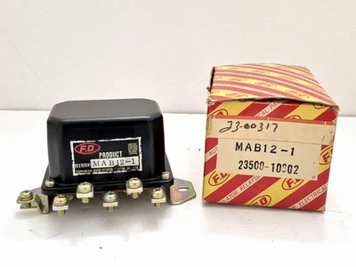 NOS F.D MAB12-1 Datsun 410 Voltage Regulator 1960s NEW Japan 23500-10602 - Image 1 of 4