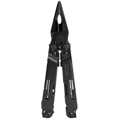 SOG PowerAccess Deluxe Black, schwarzes Multitool mit zahlreichen Funktionen - Bild 1 von 4