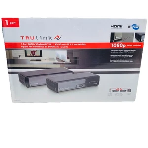 TruLink 60GHz WirelessHD Kit 29270 Wireless HDMI Transmitter Receiver 1080p NEW - Picture 1 of 3
