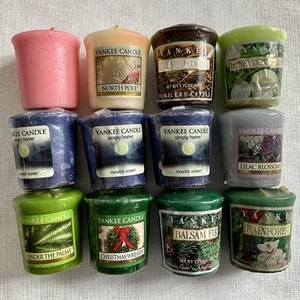 Yankee Candle Votive Sampler Lot x12 Different Scent Assortment Rare/Retired - Picture 1 of 9