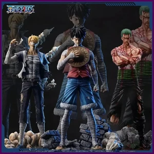 Figura de acción de anime de una pieza de 30 cm Roronoa Zoro Vinsmoke Sanji postura de pie PVC - Imagen 1 de 27