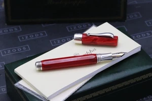 Montegrappa Symphony Red Celluloid Fountain Pen - Picture 1 of 9