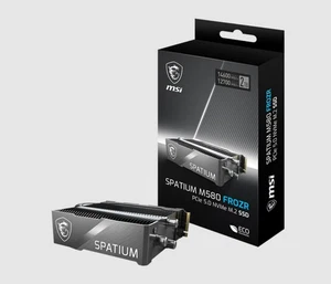 MSI SPATIUM M580 PCIe 5.0 NVMe M.2 FROZR 2TB, 4GB LPDDR4, Sequential Read up to - Picture 1 of 1