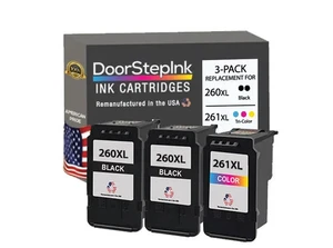 Cartucho de tinta compatible DoorStepInk para HP 260XL 261XL 3 PK- EE. UU. - Imagen 1 de 6