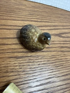 Vintage Miniatur Otagiri Steinzeug braune Wachtel Figur - Japan - Bild 1 von 4