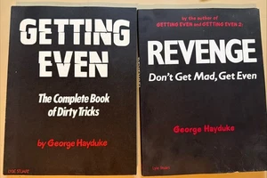 (2) Book Lot Getting Even & Revenge  by George Hayduke Lyle Stuart - Bild 1 von 9