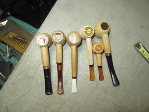 5 Missouri Meerschaum & 1 Buesher's advertising Corn Cob Tobacco Smoking Pipes - Picture 1 of 23