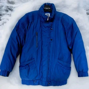 GALS QUILTED DOWN SKI PUFF ZIP Waist JACKET COAT L CHEST 52 THE CUBE - Picture 1 of 10