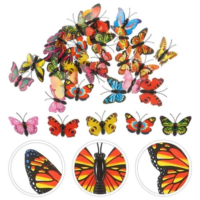  1 Box Butterfly Pushpin Bulletin Board Push Pin Photos Wall Pushpin Decorative - image 1 of 4