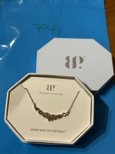 Neu im Karton Bombe Party Halskette 18" RBP4900 Layla Halskette DK Smokey Topas CZ Rhodium P - Bild 1 von 3