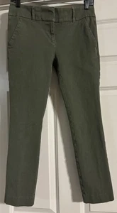 LOFT Outlet Modern Skinny Ankle Gr. O olivgrün gerade Stretch Hose - Bild 1 von 9