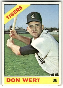 1966 Topps #253 Don Wert Excellent - Picture 1 of 2
