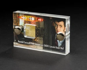 Movie Prop display Doctor Who Tenth Doctor Tardis roundel surround section & coa - Picture 1 of 3