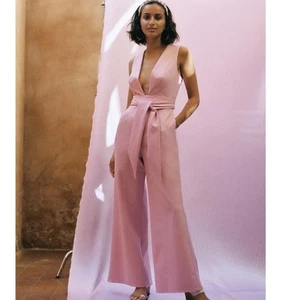 Finders Keepers Essie Jumpsuit XS NWT Pink $160 - Picture 1 of 14