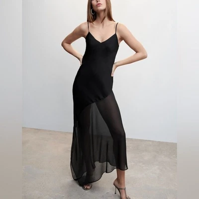 Vestido Camille X Mango Dobladillo Asimétrico Talla M Foto 1 de 4