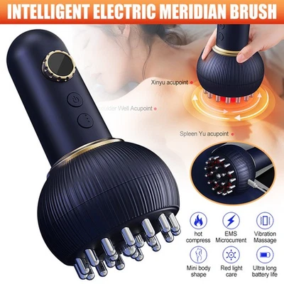 Electric Lymphatic Drainage Machine Meridian Body Massage Brush Microcurrent - image 1 of 4