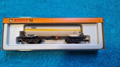 Arnold 4373-10 Gaskesselwagen 4-achsig Linde Technische Gase mit OVP nur Vitrine - Bild 1 von 4