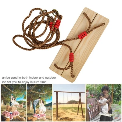 Adult/Children Wooden Swing Hanging Amusement Equipment Accessory For Indoo - Image 1 of 4