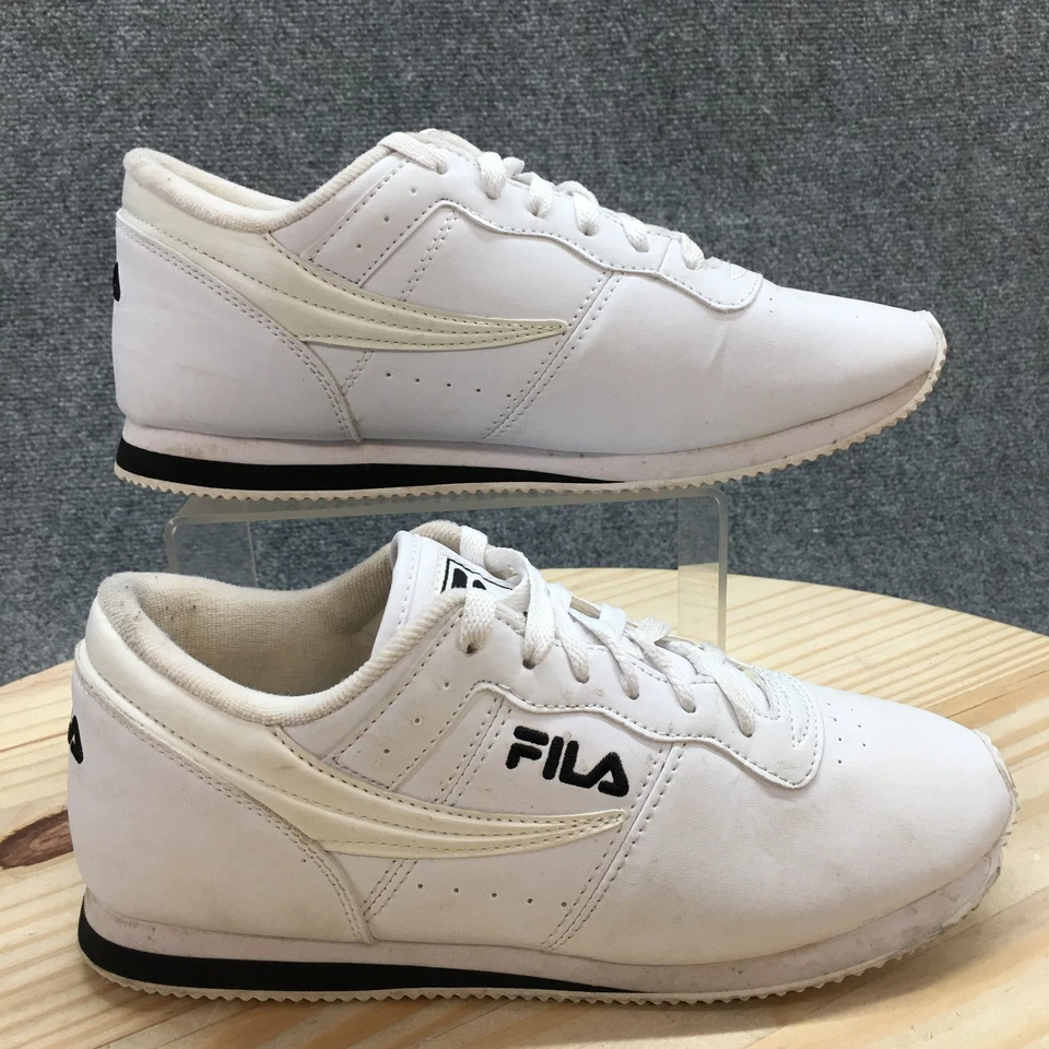 Fila Sneaker Womens 10 White Machu Retro Laced Up Casual Comfort Faux Leather - Image 1 of 4