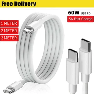 USB Type C to Type C Charger Cable Super Fast Charging For Google Pixel Phones - Picture 1 of 13