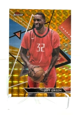 Gold #'d /20! Jeff Green 2025 Topps Finest Gold Geometric Refractor #'d 12/20 - Image 1 of 2