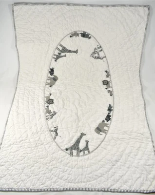 Pottery Barn Kids Lawson Safari Baby Crib Quilt NEW IN PACKAGE - Image 1 of 4