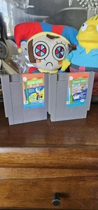 Sesamstraße NES Konvolut Lot: 123 und ABC Nintendo KOSTENLOSER VERSAND  - Bild 1 von 2
