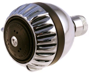Shower Pro Massage Deluxe High Performance Shower Head 2.0 gpm Chrome - Picture 1 of 1