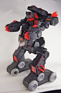 Mattel Imaginext Black & Red BatBot Transforming Robot, Works! - Picture 1 of 4