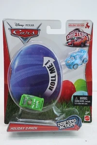 Disney Pixar Cars Micro Drifters Holiday Dinoco Lightning McQueen Chick Hicks - Picture 1 of 13