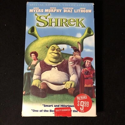 Shrek VHS 2001 Big Box Special Edition Videocassette Dreamworks - Image 1 of 3