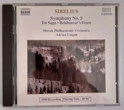 Sibelius Symphony 5, En Saga, Belshazzar's Feast, Slovak Philharmonic | Naxos CD - Bild 1 von 3