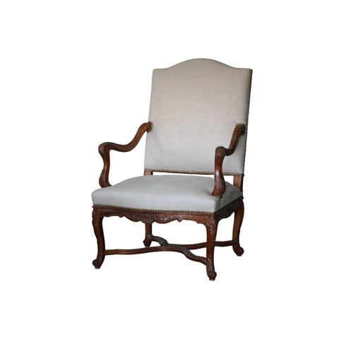 1740 French Walnut Armchair Cover
