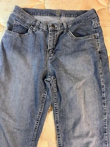 Vintage Riders By Lee Jeans Womens 8M Blue Denim Mom Jeans Classic High WaistFit - Picture 1 of 18