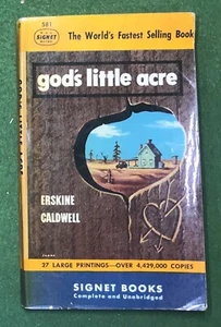 GOD'S LITTLE ACRE by Erskine Caldwell 1949 Signet Books paperback book - Imagen 1 de 3