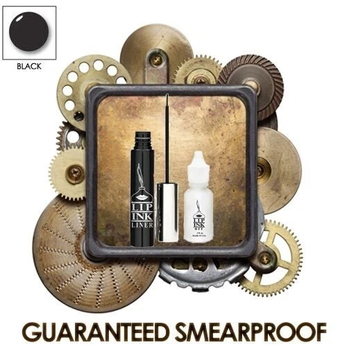 LIP INK STEAMPUNK Smear proof Waterproof Vegan Botanical Liquid EYE LINER BLACK - Image 1 of 1