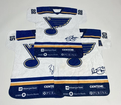 NHL St. Louis Blues Hockey Jersey Playoff Rally Towels Fabbri Steen Shattenkirk Cover