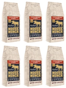 Moose Munch von Harry & David, Ahornbraun Zucker gemahlener Kaffee, 6/12 Unzen Beutel - Bild 1 von 2