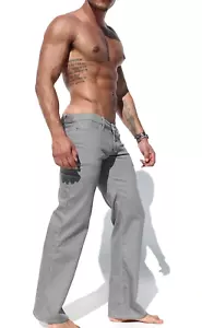Pantalones de mezclilla de algodón elástico RUFSKIN GANNON plateados tiro bajo 5 - Imagen 1 de 7