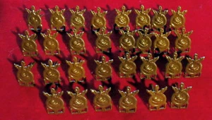 2 Soviet emblems on collar tabs of military builders of USSR for a field form - Picture 1 of 3